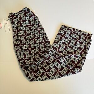 George J. Love | Women’s Pants | Made in Italy | Size Large | NWT | Burgundy